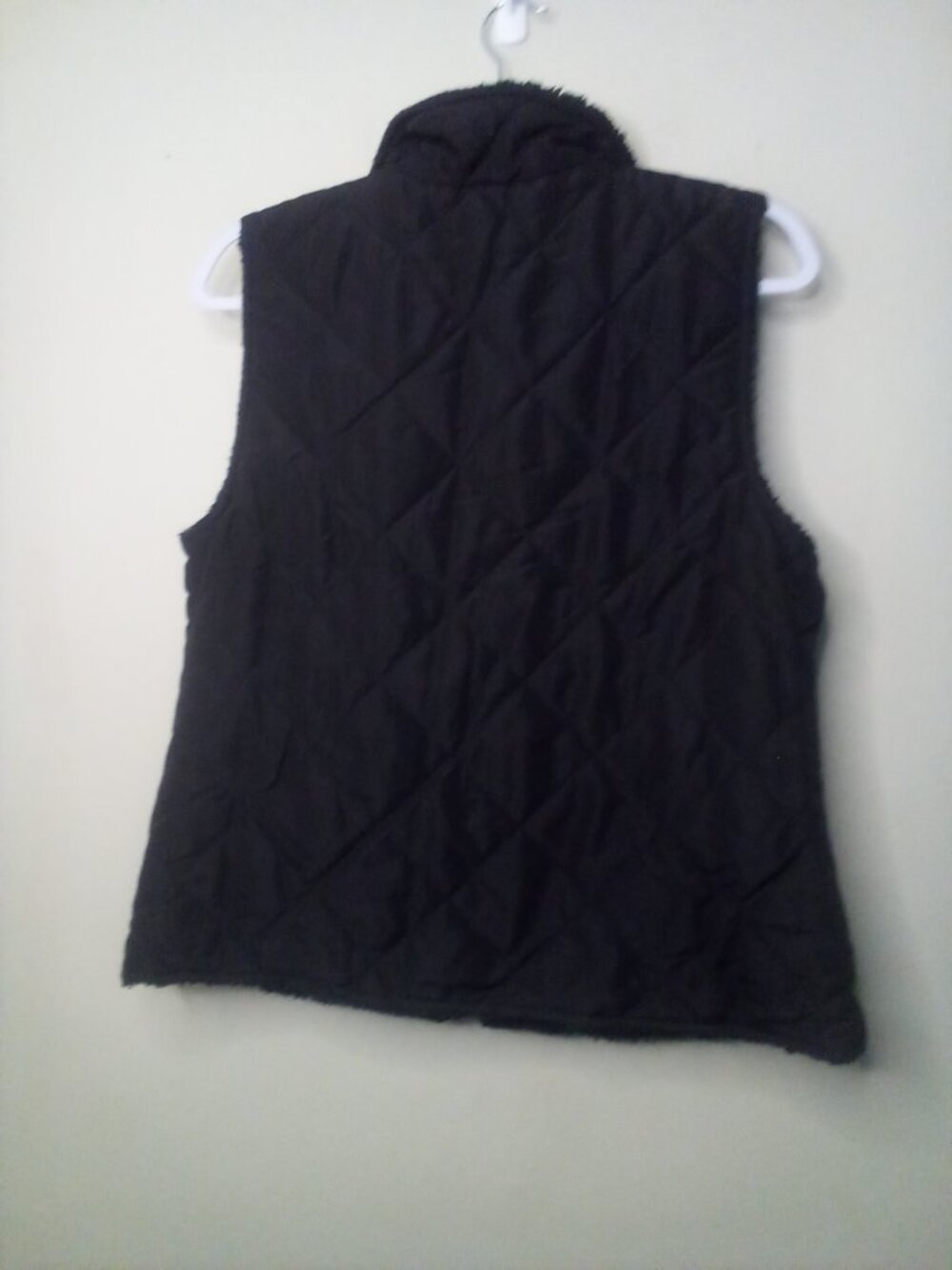 B & T Essentials DXL Fleece Vest Men 3XL Full Zip Sleeveless Pockets Black - Picture 11 of 15